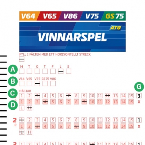 V75-kupong